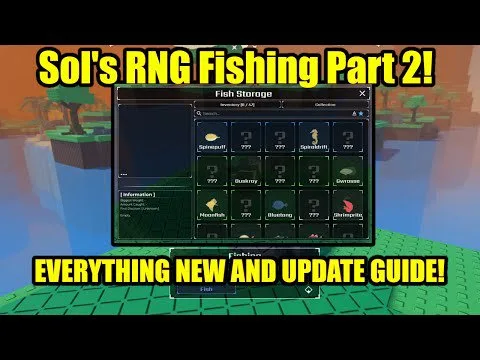 Sol's RNG Fishing Part 2 Update! | Full Guide and EVERYTHING NEW!